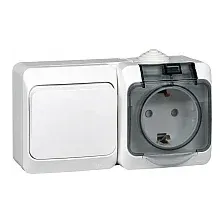 Розетка Systeme Electric Этюд BPA16-241B