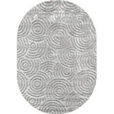 Ковер для жилой комнаты Valentis Juno E908AG-GREY-OVAL (1x2)