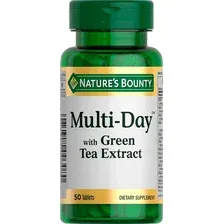 БАД Nature's Bounty Мультидэй с экстрактом листьев зеленого чая (50 таблеток)