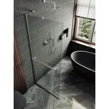 Душевая стенка MaybahGlass 99x195 MGD-1463-5у (сатин стекло/хром матовый)
