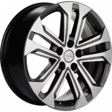Литой диск Khomen KHW1803 Omoda C5 18x7" 5x108мм DIA 60.1мм ET 33мм (Gray FP)