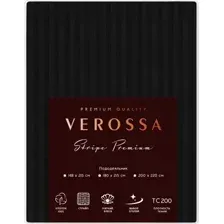 Пододеяльник Verossa Stripe 148x215 на молнии 929804 (Black)