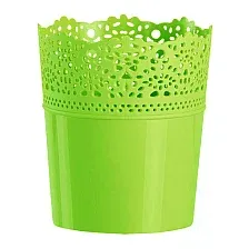 Кашпо BigPlast Dantel 90420 (салатовый)