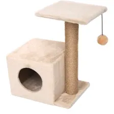 Комплекс Cat House с боковой полкой 0.58 (джут бежевый)