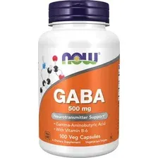 Аминокислота Now Foods GABA 500 мг (200 капсул)