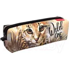 Пенал Erich Krause Квадро Wild Cat / 48484