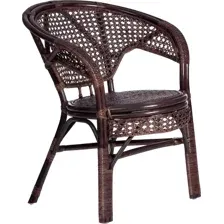 Кресло садовое Tetchair Pelangi 02/15B (грецкий орех, без подушки)