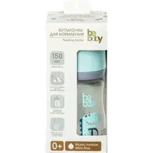 Бутылочка для кормления Be Baby Антиколиковая / R-01B/150 (150мл, голубой)