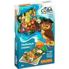 Настольная игра Bondibon Умная сова. Любимые сказки 3, ВВ4839