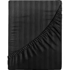 Простыня Verossa Stripe на резинке 160x200x30 784498 (Black)