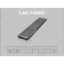 Салонный фильтр LynxAuto LAC1406C