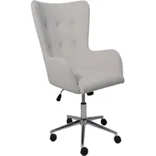 Офисное кресло AksHome Bella XL Chrome (Kiton 701 Antarctica/велюр/белый антарктида)