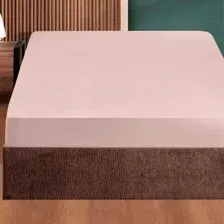 Простыня DO&amp;CO Soft на резинке 90x200x30 12121 (пудра)