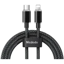 Кабель McDodo CA-3660 Type-C to Lightning 1.2 m (черный)