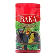 Корм для птиц ВАКА Для попугаев с минералами и овощами (500г)