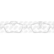 Тормозные колодки дисковые передняя ось NIBK PN0186