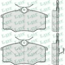 Тормозные колодки дисковые передняя ось LPR 05P762