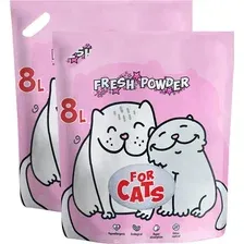 Наполнитель для туалета For Cats Силикагелевый Fresh Powder / TUZ037 (2х8л/3.1кг)