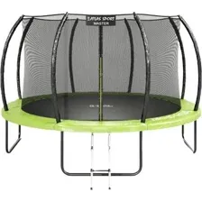Батут Atlas Sport 374 см - 12ft Master (с лестницей, зеленый)