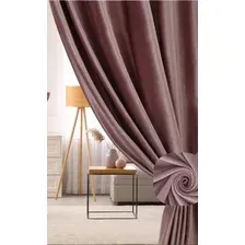 Комплект штор Soft Lines Бархат 9102G-A25 (300x240, пыльная роза)