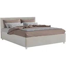 Кровать Мебель-АРС Версаль 140 (бархат бежевый/Star Velvet 6 Beige)