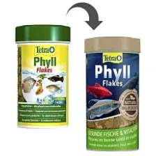 Tetra Корм TetraPhyll Flakes для травоядных рыб 10 л