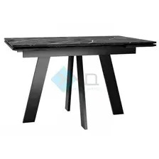 Стол обеденный DikLine SKM120 Black, черный мрамор
