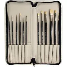 Набор кистей Малевичъ Тициан 755800 (12 шт, бежевый)
