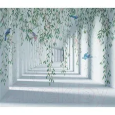Фотообои листовые Citydecor Flower Tunnel 3D 2 (300x260)