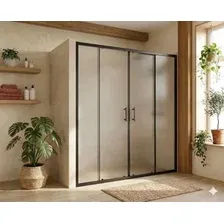 Душевая дверь MaybahGlass 195x210 MGD-1840-6 (сатин стекло/черный)