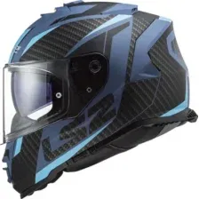 Мотошлем LS2 FF800 Storm II Racer (S, матовый синий)