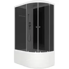 Душевая кабина Domani-Spa Delight Slim 128 High L 120x80 DS01DS128LHBT00