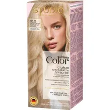 Крем-краска для волос Studio Professional Ultima Color, тон 10.0 блонд экстра светлый натуральный