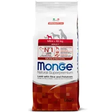 7,5кг Корм Monge Dog SP Monoprotein Mini Adult Lamb/Rice для взрослых собак мелких пород c Ягненком и рисом