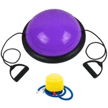 Полусфера AMETIST BOSU ball 45 см фиолетовый 