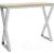 Барный стол Hype Mebel Амарион 120x40x110 (белый/древесина белая)