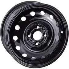 Штампованный диск Eurodisk 64A45Z 15x6" 4x100мм DIA 56.6мм ET 45мм Black