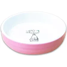 Миска для кошек Mr. Kranch Кошка с бантиком, лиловый, 370 мл
