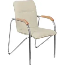 Офисный стул King Style Самба КС 1 PMK 000.457 (пегассо крем/локти дерево светлое)