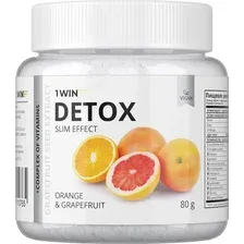 Комплексная пищевая добавка 1WIN Detox Slim Effect с экстрактом грейпфрутовой косточки (80г, апельсин/грейпфрут)