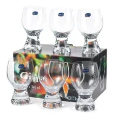 Набор бокалов для воды стеклянных Gina 6 шт. 340 мл 40159/340