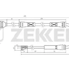 Сигнализатор, износ тормозных колодок ZEKKERT BS-8082