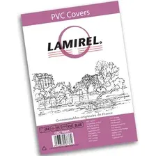 Обложка для термопереплета Lamirel Transparent A4 PVC 200 мкм 100 шт LA-78683 (синий)