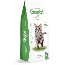 Сухой корм для кошек Gosbi Life cat sterilized with salmon 12 кг