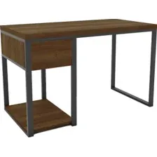 Стол Hype Mebel Дэск 120x60 (черный/дуб галифакс олово)
