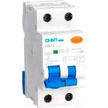 Дифавтомат NB1L 1P+N C10 30mA тип AC 10kA (36 mm) (R)