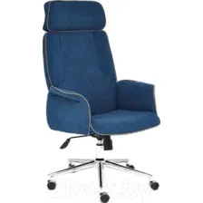 Кресло офисное Tetchair Charm флок (синий)