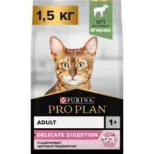 Сухой корм для кошек Pro Plan Delicate с ягненком (1.5кг)
