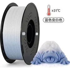 Филамент Kingroon Temperature Changing PLA 1.75мм HC138 (1кг, Blue/White)