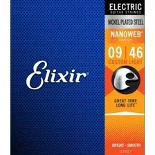 Струны для электрогитары Elixir Strings Nanoweb 12027 9-46